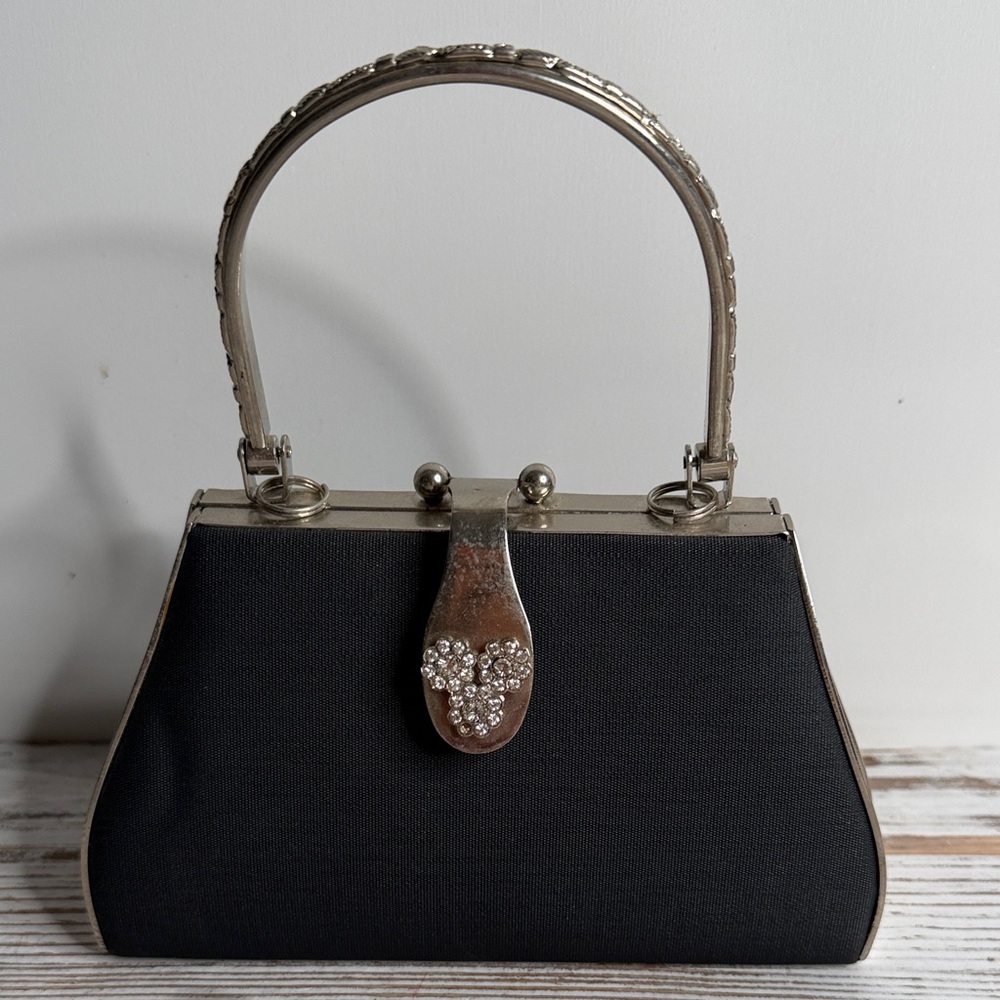 Elegant Black Vintage Handbag